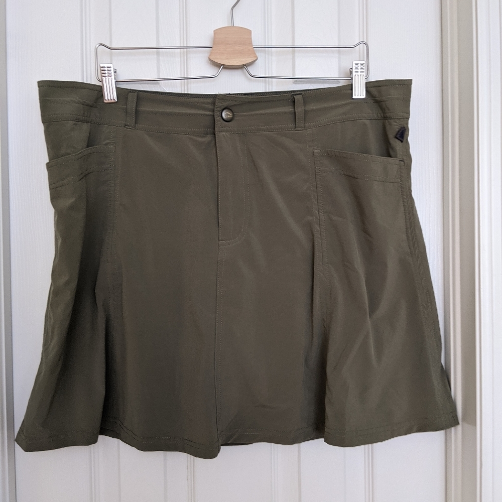 Olive green skort